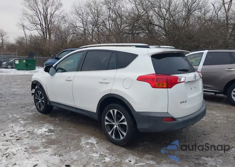 2015 Toyota Rav4 Limited from USA, damaged, VIN 2T3DFREV9FW231475